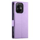 For Honor X60i Side Buckle Magnetic Frosted Leather Phone Case(Purple) - 3