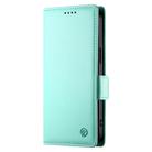 For Honor 300 Pro / 300 Ultra Side Buckle Magnetic Frosted Leather Phone Case(Mint Green) - 2