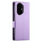 For Honor 300 Pro / 300 Ultra Side Buckle Magnetic Frosted Leather Phone Case(Purple) - 3