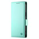 For Honor X9c Global / Magic7 Lite Side Buckle Magnetic Frosted Leather Phone Case(Mint Green) - 2