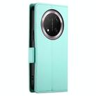 For Honor X9c Global / Magic7 Lite Side Buckle Magnetic Frosted Leather Phone Case(Mint Green) - 3