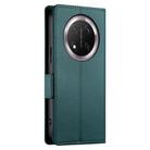 For Honor X9c Global / Magic7 Lite Side Buckle Magnetic Frosted Leather Phone Case(Dark Green) - 3