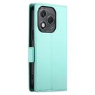 For Honor 400 Lite Side Buckle Magnetic Frosted Leather Phone Case(Mint Green) - 3