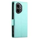 For Honor 400 Global 156.5mm Side Buckle Magnetic Frosted Leather Phone Case(Mint Green) - 3