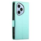 For Honor 400 Pro Global 160.8mm Side Buckle Magnetic Frosted Leather Phone Case(Mint Green) - 3