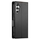 For Samsung Galaxy M35 Side Buckle Magnetic Frosted Leather Phone Case(Black) - 3