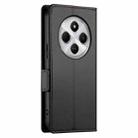 For Redmi 14C 4G Side Buckle Magnetic Frosted Leather Phone Case(Black) - 3