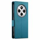 For Redmi 14C 4G Side Buckle Magnetic Frosted Leather Phone Case(Blue) - 3