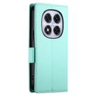 For Redmi Note 14 Pro 4G Side Buckle Magnetic Frosted Leather Phone Case(Mint Green) - 3