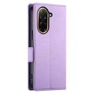 For Redmi A5 4G 171.7mm / Xiaomi Poco C71 Side Buckle Magnetic Frosted Leather Phone Case(Purple) - 3