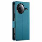 For Redmi K80 / K80 Pro Side Buckle Magnetic Frosted Leather Phone Case(Blue) - 3
