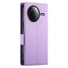 For Redmi K80 / K80 Pro Side Buckle Magnetic Frosted Leather Phone Case(Purple) - 3