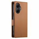 For Redmi  Turbo 4 Pro / Xiaomi Poco F7 Side Buckle Magnetic Frosted Leather Phone Case(Brown) - 3