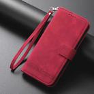 For Samsung Galaxy A16 5G Dierfeng Dream Line TPU + PU Leather Phone Case(Red) - 2