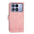 For Redmi K70 Ultra Dierfeng Dream Line TPU + PU Leather Phone Case(Pink) - 3