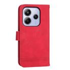 For Redmi Note 14 4G 164.84mm Dierfeng Dream Line TPU Hybrid PU Leather Phone Case(Red) - 3
