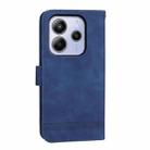 For Redmi Note 14 4G 164.84mm Dierfeng Dream Line TPU Hybrid PU Leather Phone Case(Blue) - 3
