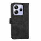 For Redmi Note 14 4G 164.84mm Dierfeng Dream Line TPU Hybrid PU Leather Phone Case(Black) - 3