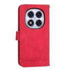 For Redmi Note 14 Pro 4G Dierfeng Dream Line TPU Hybrid PU Leather Phone Case(Red) - 3