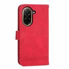 For Redmi A5 4G 171.7mm / Xiaomi Poco C71 Dierfeng Dream Line TPU Hybrid PU Leather Phone Case(Red) - 3