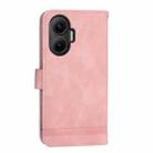 For Redmi Turbo 4 Pro / Xiaomi Poco F7 Dierfeng Dream Line TPU Hybrid PU Leather Phone Case(Pink) - 3