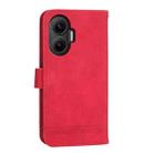 For Redmi Turbo 4 Pro / Xiaomi Poco F7 Dierfeng Dream Line TPU Hybrid PU Leather Phone Case(Red) - 3