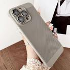 For iPhone 13 Pro Frameless Oil Spray PC Cooling Phone Case(Grey) - 1