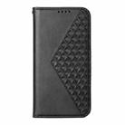 For Redmi K70 Ultra Cubic Grid Calf Texture Magnetic Leather Phone Case(Black) - 2