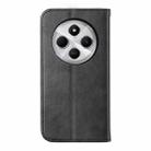 For Redmi 14C 4G Cubic Grid Calf Texture Magnetic Leather Phone Case(Black) - 3