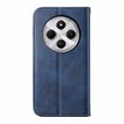 For Redmi 14C 4G Cubic Grid Calf Texture Magnetic Leather Phone Case(Blue) - 3