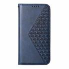 For Redmi A5 4G 171.7mm / Xiaomi Poco C71 Cubic Grid Calf Texture Magnetic Leather Phone Case(Blue) - 2
