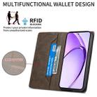 For OPPO A3 Pro 5G Business Solid Color Magnetic RFID Leather Phone Case(Brown) - 3