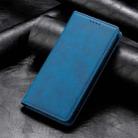 For OPPO Reno12 F 4G / 5G / F27 India Business Solid Color Magnetic RFID Leather Phone Case(Blue) - 2