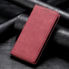For OPPO Reno13 F 4G / 5G Business Solid Color Magnetic RFID Leather Phone Case(Red) - 2