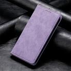 For OPPO Reno13 F 4G / 5G Business Solid Color Magnetic RFID Leather Phone Case(Purple) - 2