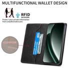 For Realme GT 6 Global Business Solid Color Magnetic RFID Leather Phone Case(Black) - 3