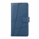 For Redmi K70 Ultra PU Genuine Leather Texture Embossed Line Phone Case(Blue) - 2