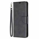 For OPPO Find X2 Pro Retro Lambskin Texture Pure Color Horizontal Flip PU Leather Case, with Holder & Card Slots & Wallet & Lanyard(Black) - 2