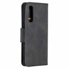 For OPPO Find X2 Neo Retro Lambskin Texture Pure Color Horizontal Flip PU Leather Case, with Holder & Card Slots & Wallet & Lanyard(Black) - 3