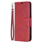 For OPPO Find X2 Neo Retro Lambskin Texture Pure Color Horizontal Flip PU Leather Case, with Holder & Card Slots & Wallet & Lanyard(Red) - 2