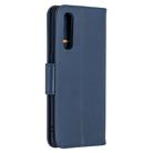 For OPPO Find X2 Neo Retro Lambskin Texture Pure Color Horizontal Flip PU Leather Case, with Holder & Card Slots & Wallet & Lanyard(Blue) - 3