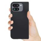 For Google Pixel 9 Pro Fold Ultra-thin Plain Skin Leather Phone Case(Orange) - 3