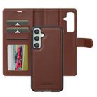 For Samsung Galaxy S24+ 5G LC.IMEEKE L2 Series Detachable Magsafe PU Phone Case with Lanyard(Brown) - 2