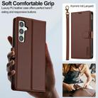 For Samsung Galaxy S24+ 5G LC.IMEEKE L2 Series Detachable Magsafe PU Phone Case with Lanyard(Brown) - 3