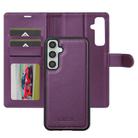 For Samsung Galaxy S24+ 5G LC.IMEEKE L2 Series Detachable Magsafe PU Phone Case with Lanyard(Purple) - 2