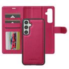 For Samsung Galaxy S24+ 5G LC.IMEEKE L2 Series Detachable Magsafe PU Phone Case with Lanyard(Red) - 2