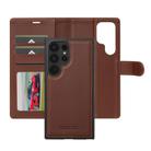 For Samsung Galaxy S24 Ultra 5G LC.IMEEKE L2 Series Detachable Magsafe PU Phone Case with Lanyard(Brown) - 2