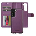 For Samsung Galaxy S25 5G LC.IMEEKE L2 Series Detachable Magsafe PU Phone Case with Lanyard(Purple) - 2