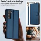 For Samsung Galaxy S25+ 5G LC.IMEEKE L2 Series Detachable Magsafe PU Phone Case with Lanyard(Blue) - 3