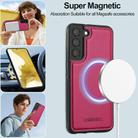 For Samsung Galaxy S25+ 5G LC.IMEEKE L2 Series Detachable Magsafe PU Phone Case with Lanyard(Red) - 3
